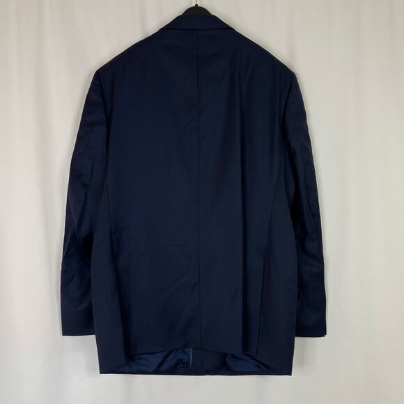 Joseph Abboud | Navy Blue Formal Suit Jacket Mens 44 Short - Picture 8 of 8